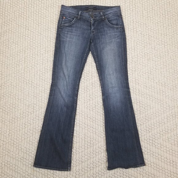 Hudson Signature Bootcut Jeans Medium Blue Wash Sz 28 - Picture 2 of 12